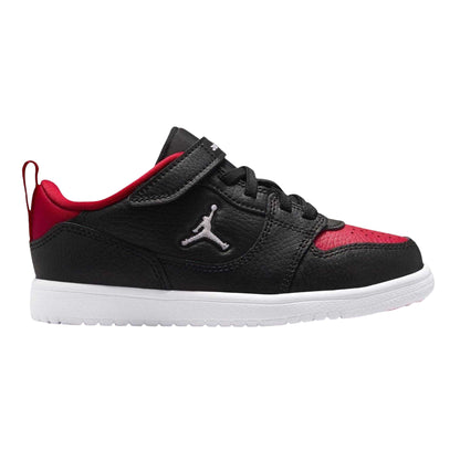 Black-Red - Front - Nike Childrens-Kids Access Court Flat Trainers