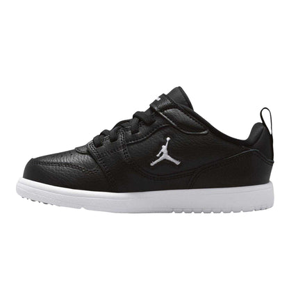 Black-White - Back - Nike Childrens-Kids Access Court Flat Trainers