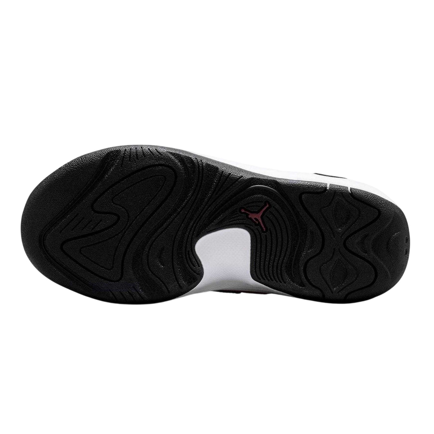 Black-Red - Side - Nike Childrens-Kids Air Jordan Max Aura 7 Basketball Shoes