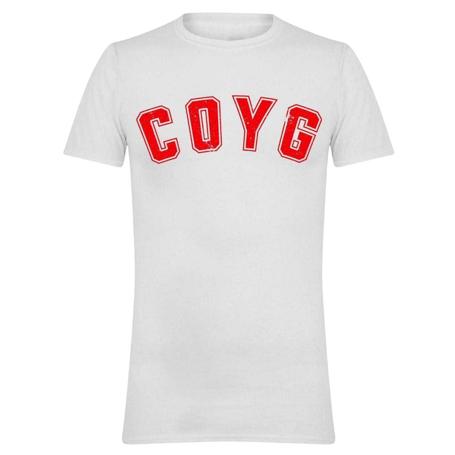 White-Red - Front - AWD Mens Carabao Cup Printed T-Shirt