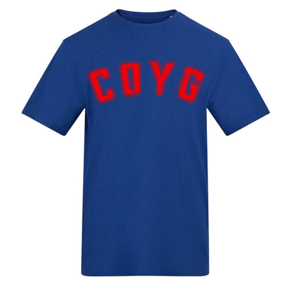 Blue-White - Front - AWD Mens Carabao Cup Printed T-Shirt
