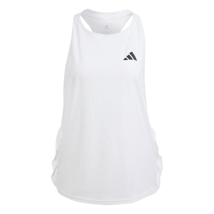 White - Front - Adidas Womens-Ladies Made To Be Remade Running Tank Top