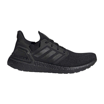 Black-Solar Red - Lifestyle - Adidas Mens Ultraboost Stripes Lace Up Trainers