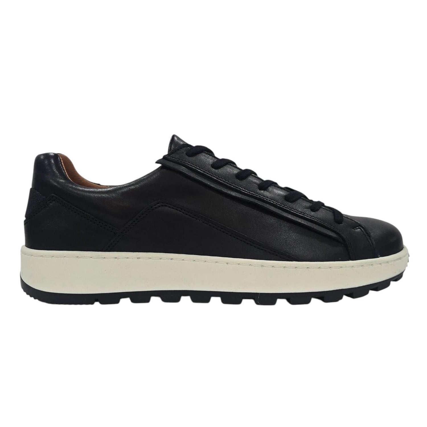 Black - Lifestyle - Nicholas Deakins Mens Gilmore Leather Lace Up Trainers