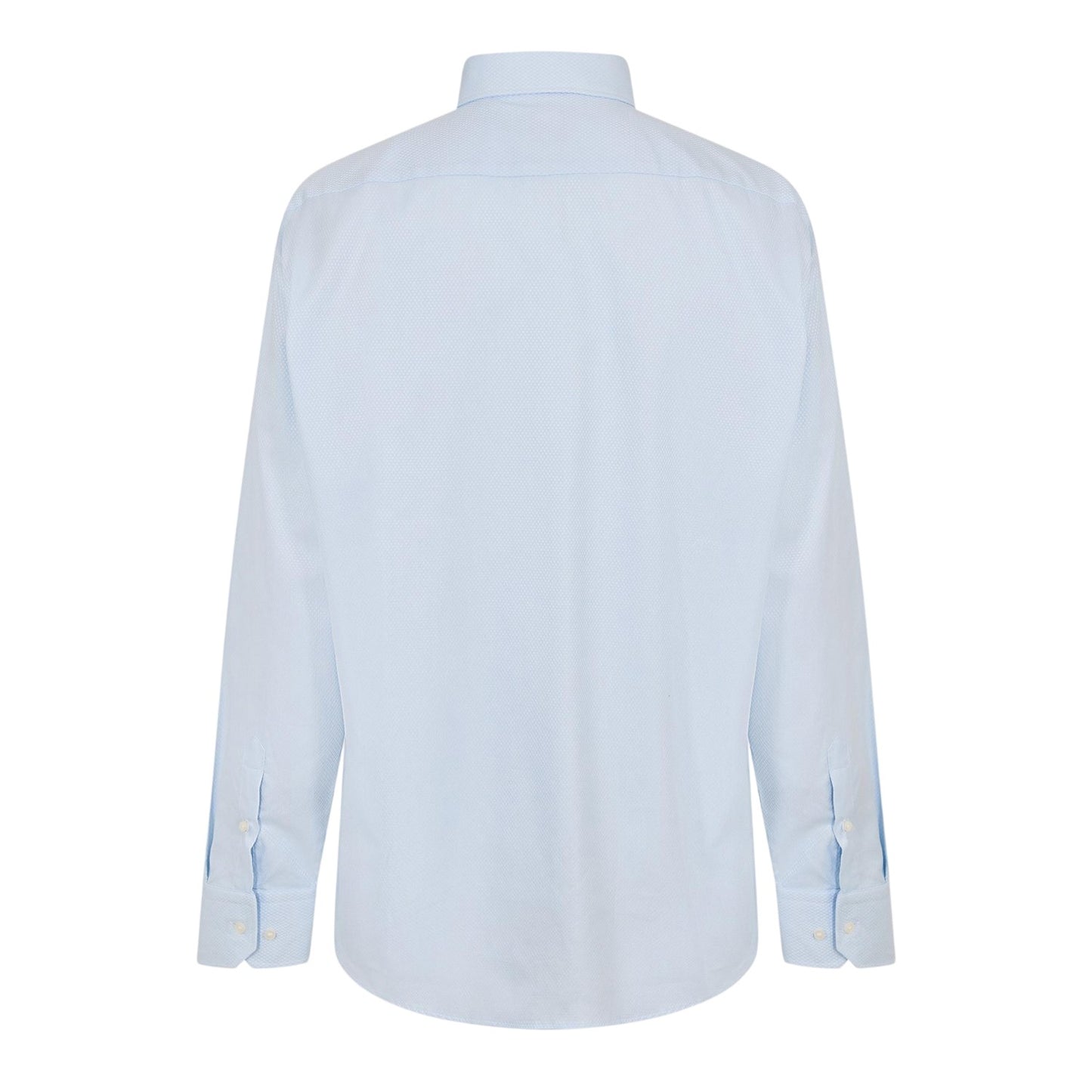 Light Blue - Back - Boss Mens Joe Spread Collar Shirt