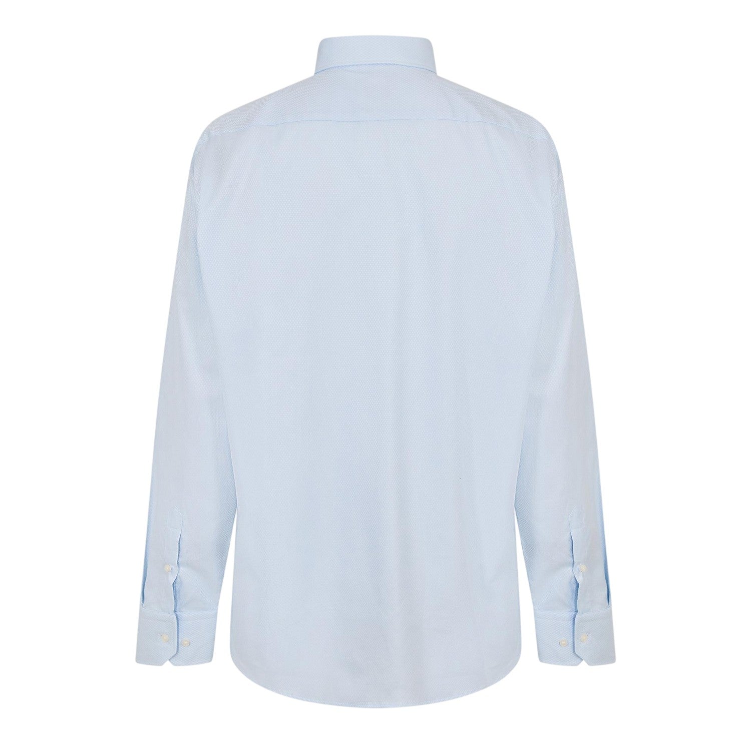 Light Blue - Back - Boss Mens Joe Spread Collar Shirt