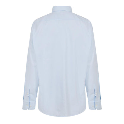 Light Blue - Back - Boss Mens Joe Spread Collar Shirt