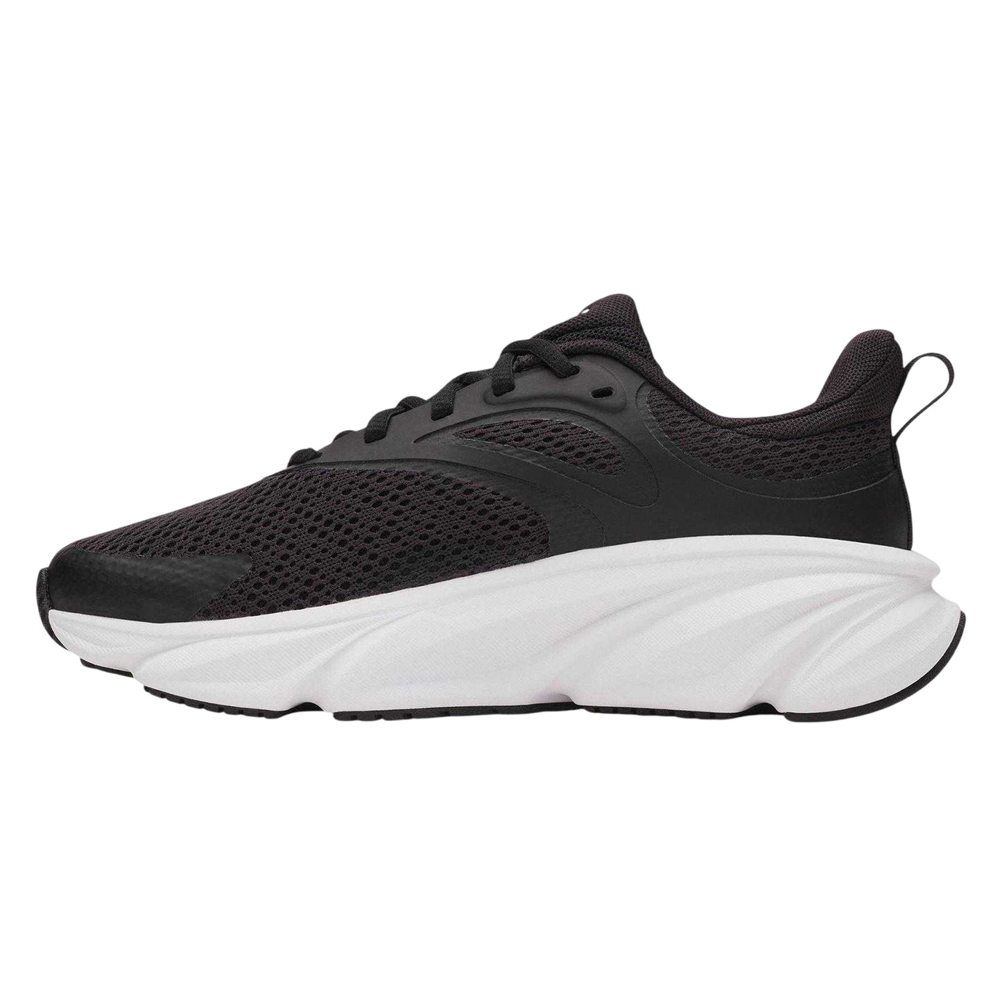 Black-White - Back - Under Armour Childrens-Kids Rogue 6 Trainers