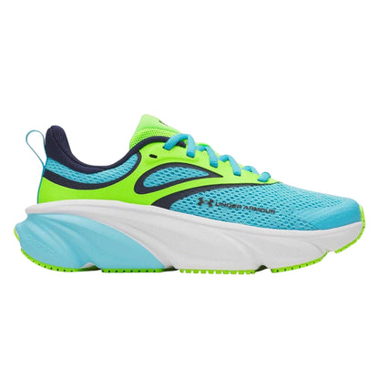 Blue-Green-Navy - Front - Under Armour Childrens-Kids Rogue 6 Trainers