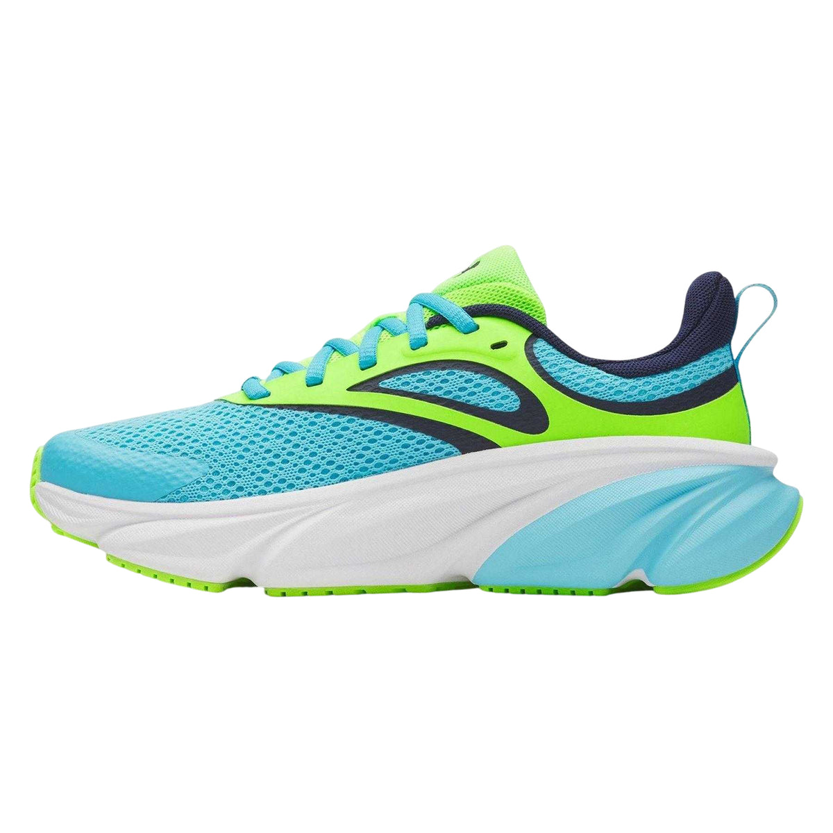 Blue-Green-Navy - Back - Under Armour Childrens-Kids Rogue 6 Trainers