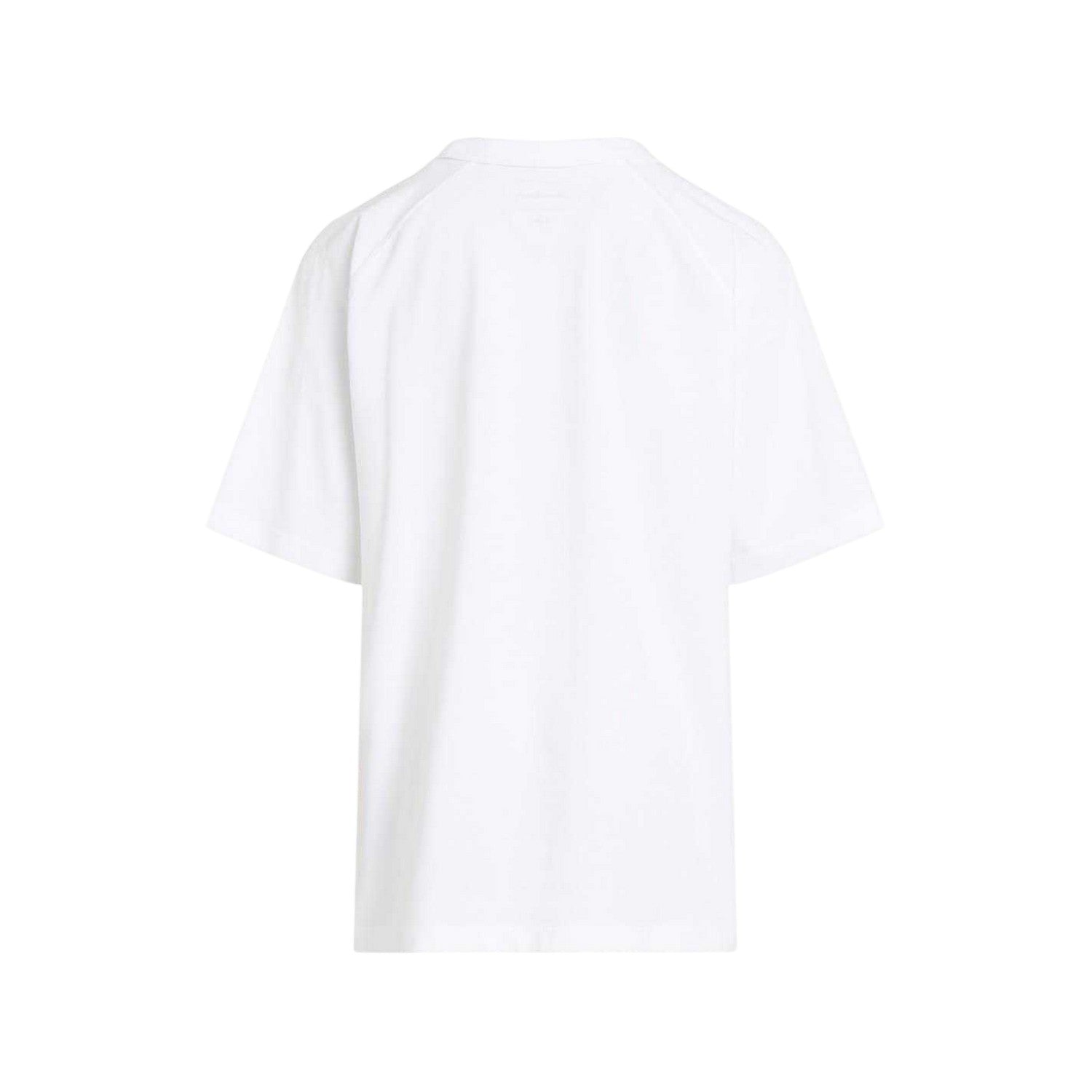 White - Back - Calvin Klein Childrens-Kids Jeans Appliqué T-Shirt