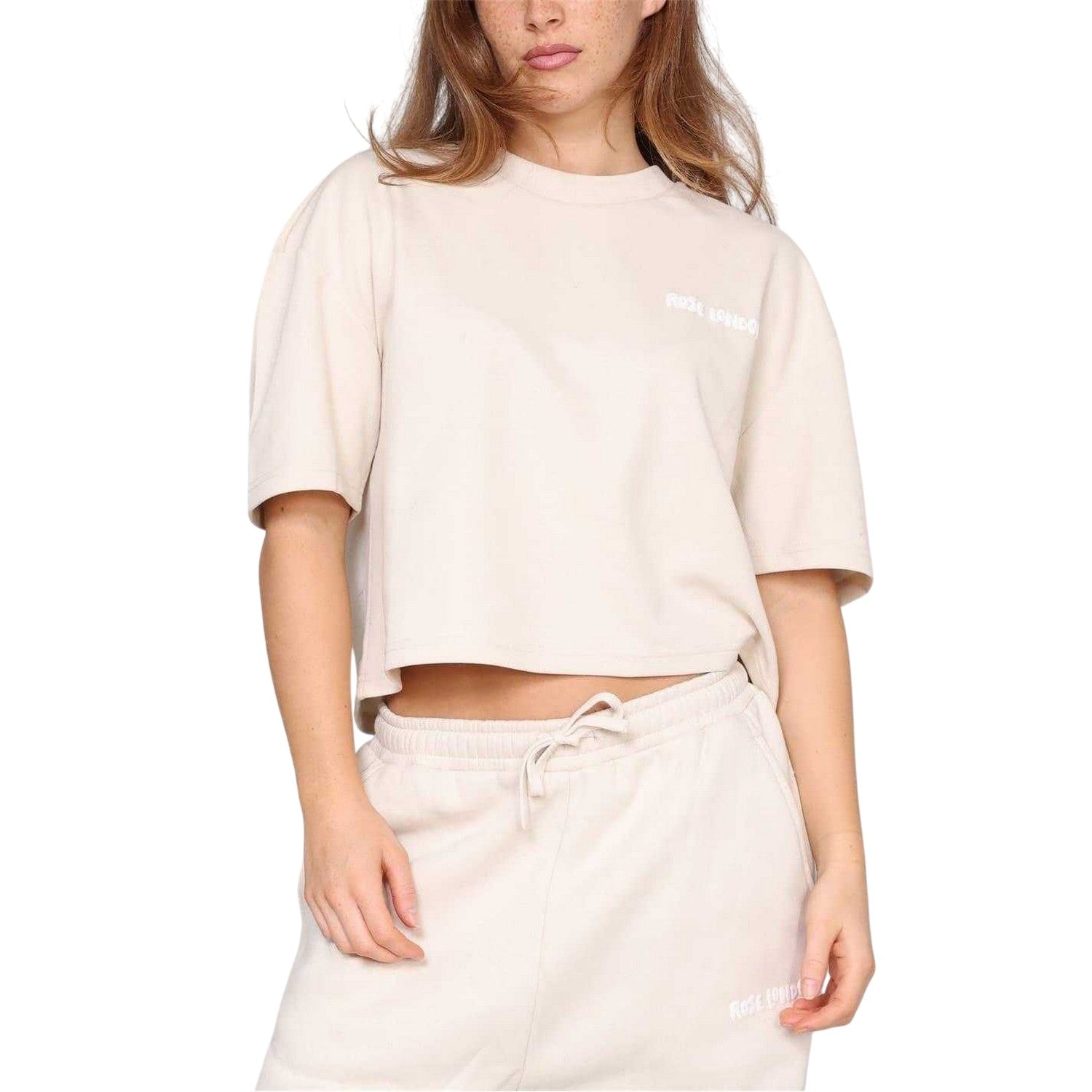 Summer Sand - Lifestyle - Rose London Womens-Ladies Authentic Crop T-Shirt