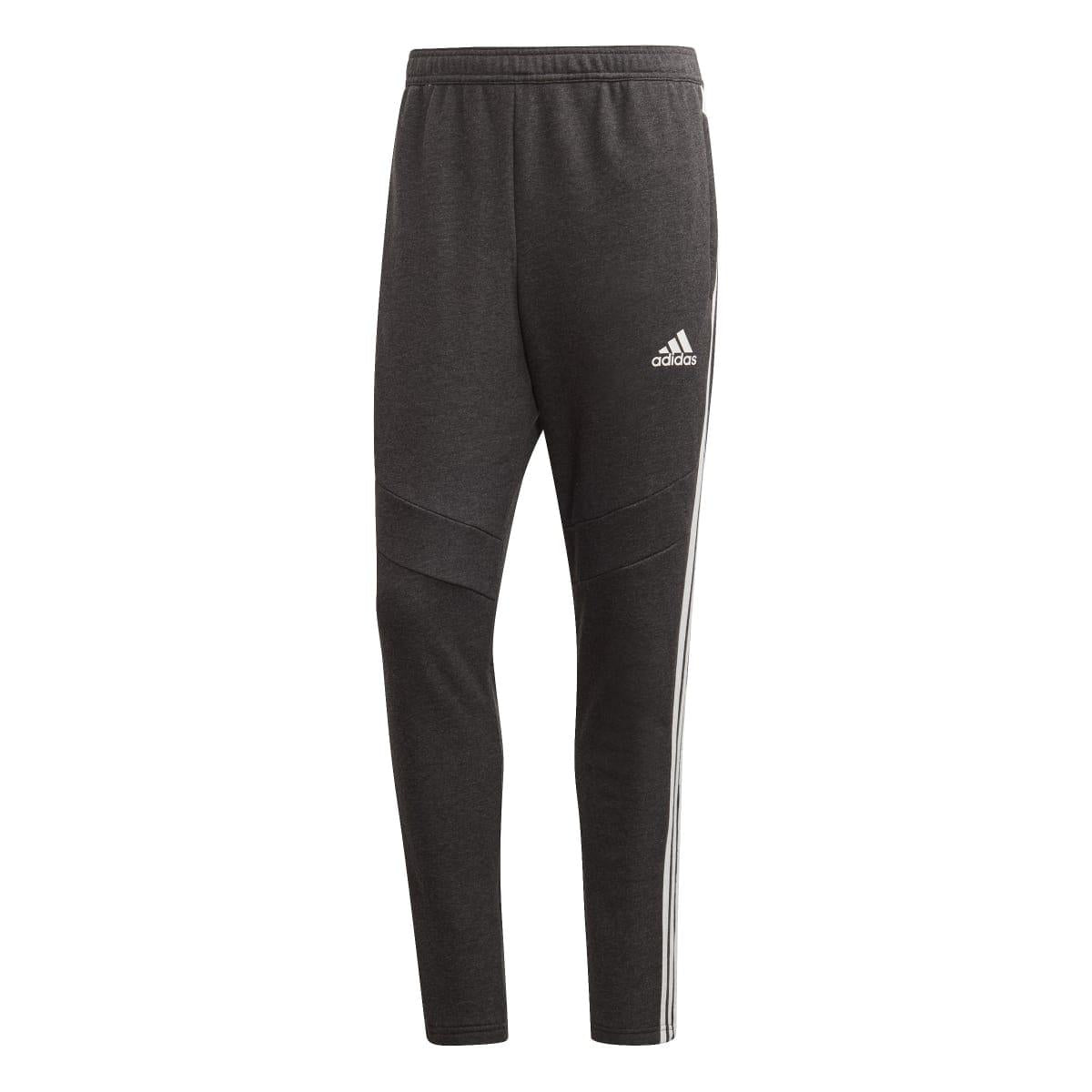 Black Marl - Front - Adidas Mens Tiro 19 French Terry Jogging Bottoms
