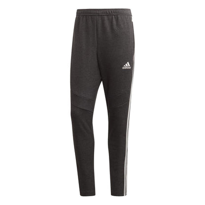 Black Marl - Front - Adidas Mens Tiro 19 French Terry Jogging Bottoms