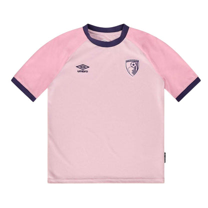 Pink - Front - Umbro Childrens-Kids AFC Bournemouth Raglan T-Shirt
