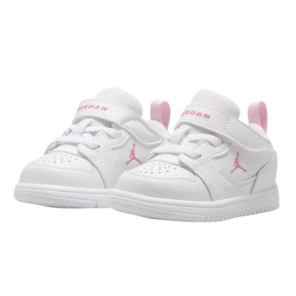 White-Pink - Pack Shot - Nike Childrens-Kids Air Jordan Access Trainers