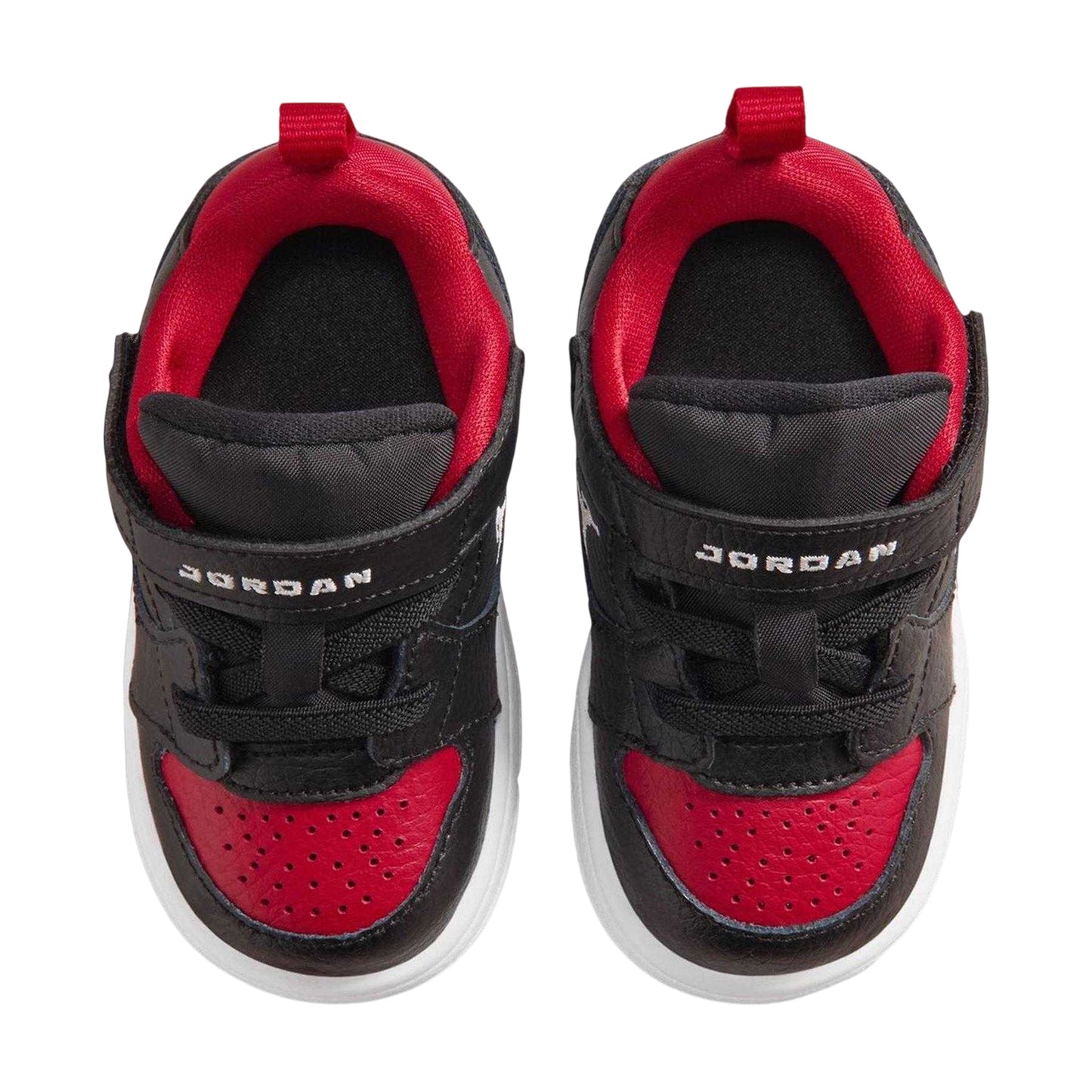 Black-Red - Side - Nike Childrens-Kids Air Jordan Access Trainers