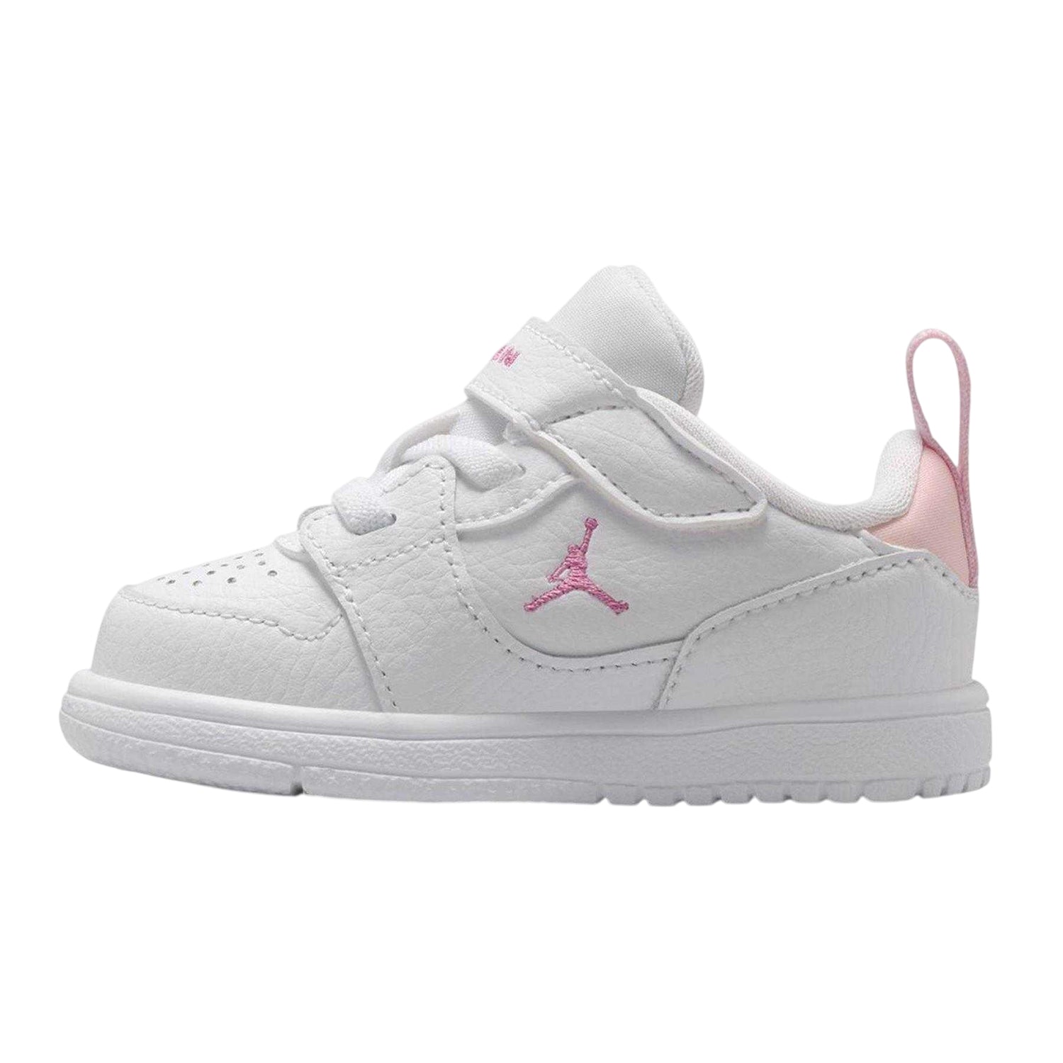 White-Pink - Side - Nike Childrens-Kids Air Jordan Access Trainers