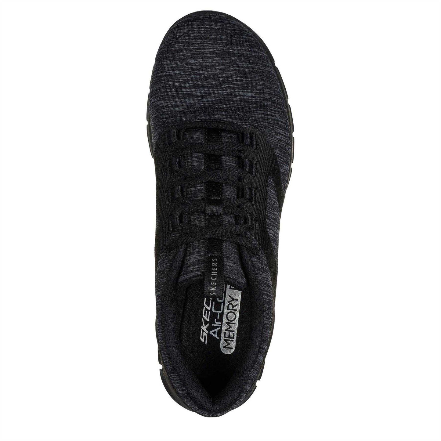 Black - Lifestyle - Skechers Womens-Ladies Luminate Trainers
