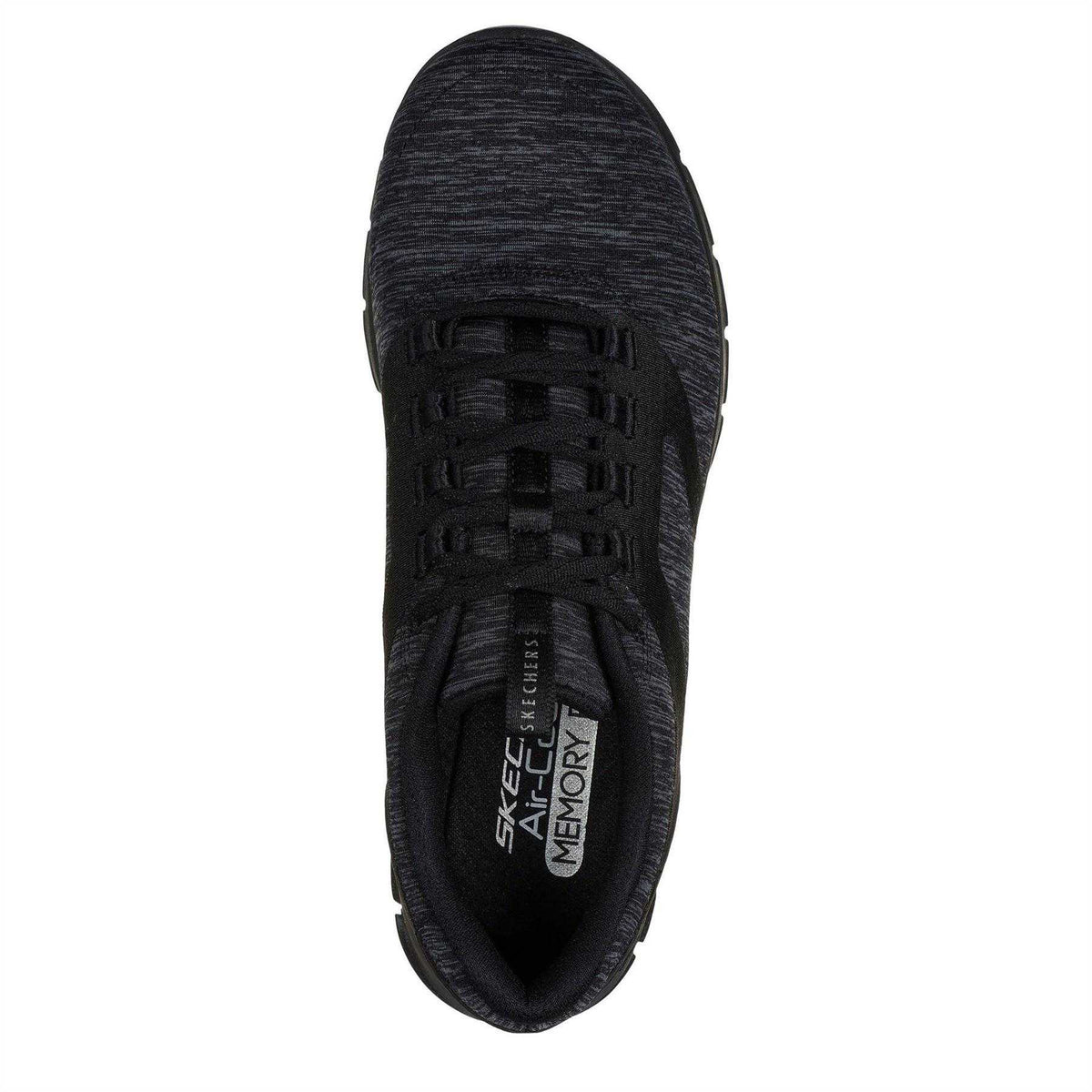 Black - Lifestyle - Skechers Womens-Ladies Luminate Trainers