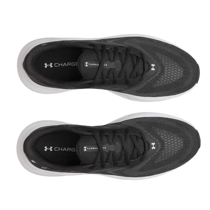 Black-White - Side - Under Armour Mens Running Shoes