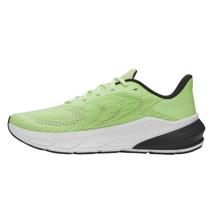 Lime-Black - Back - Under Armour Mens Running Shoes