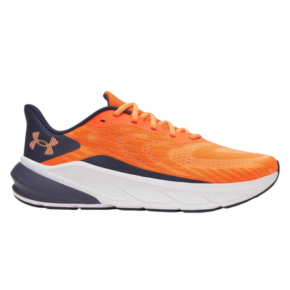 Orange-Mid Navy - Front - Under Armour Mens Running Shoes