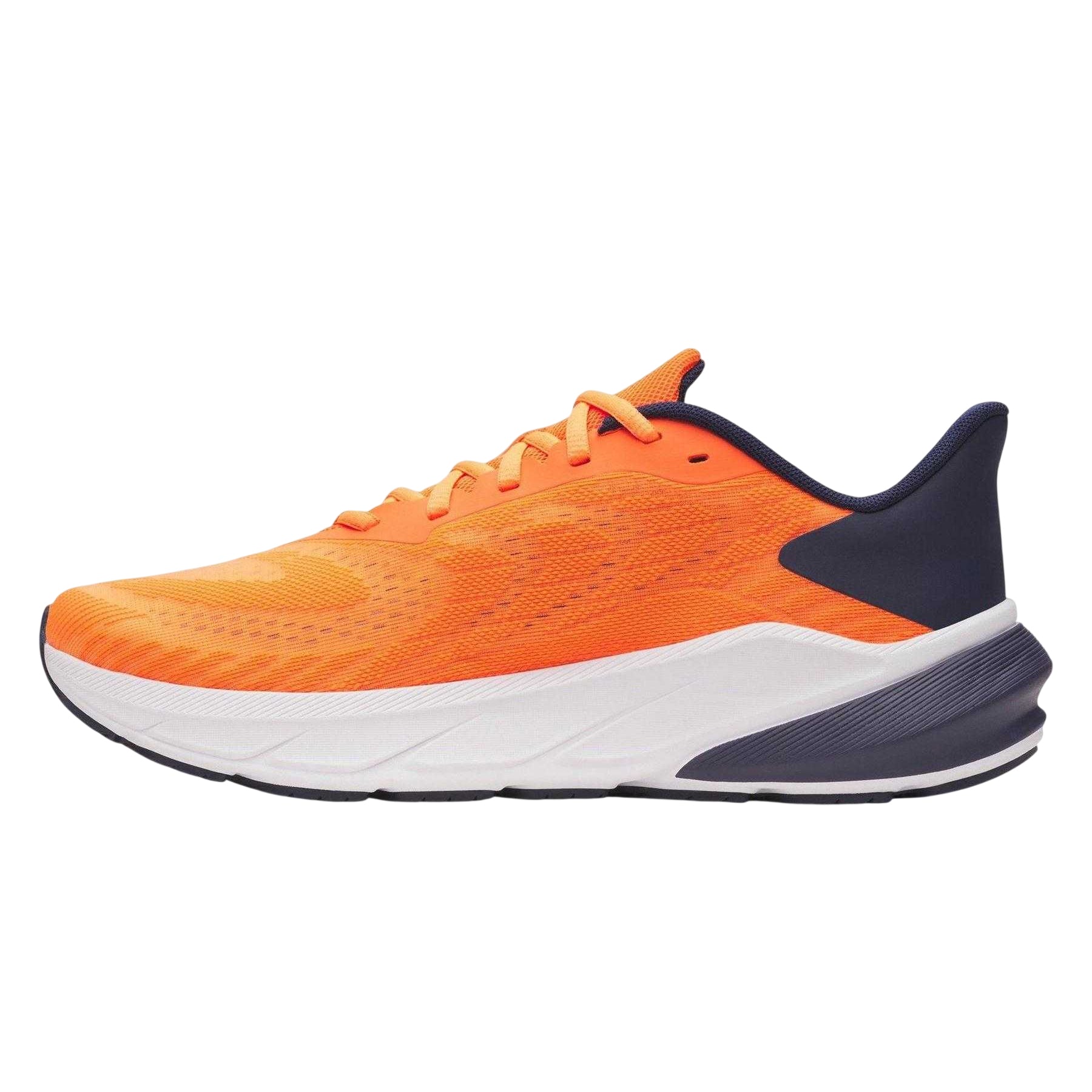 Orange-Mid Navy - Back - Under Armour Mens Running Shoes