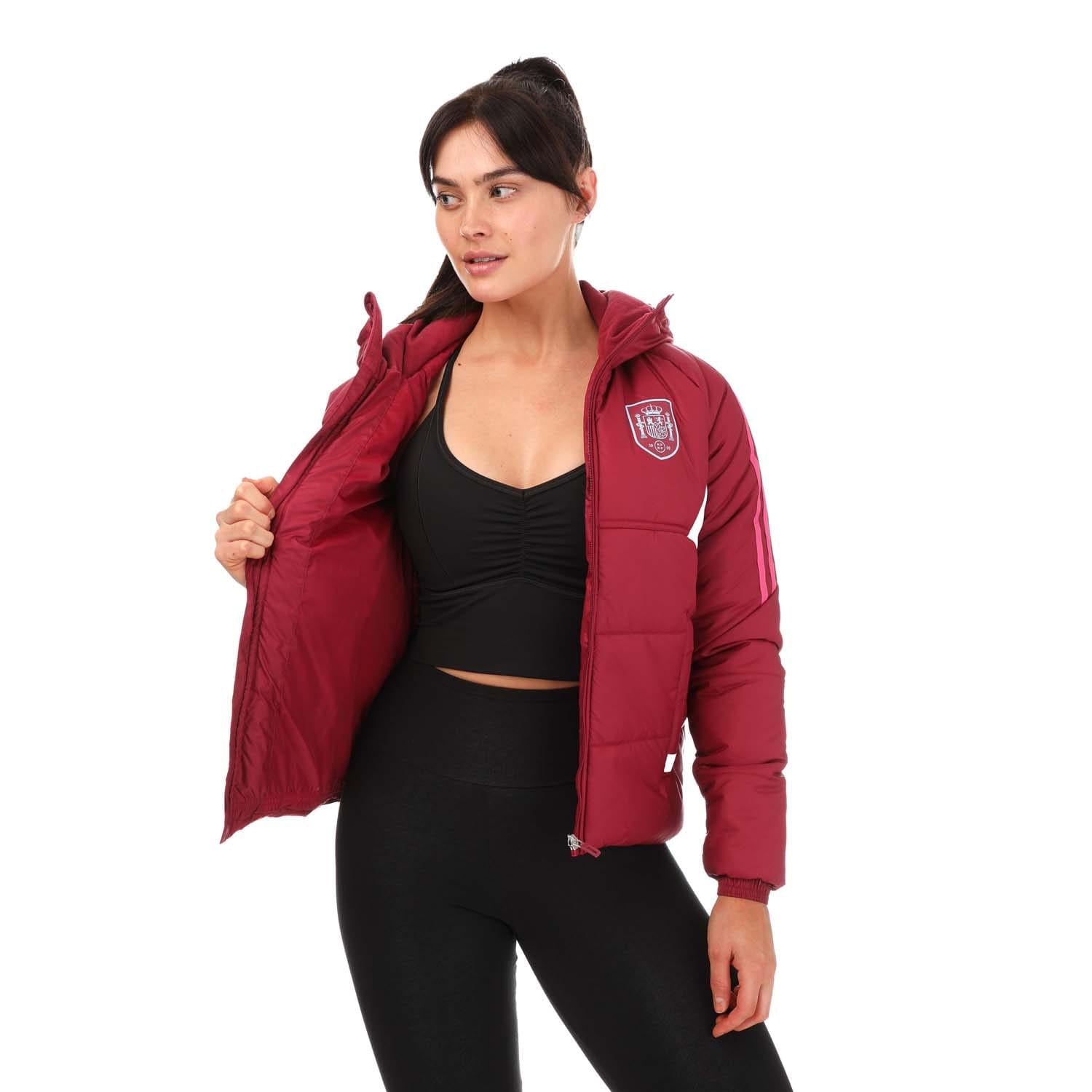 Red - Lifestyle - Adidas Womens-Ladies Spain Condivo 22 Jacket
