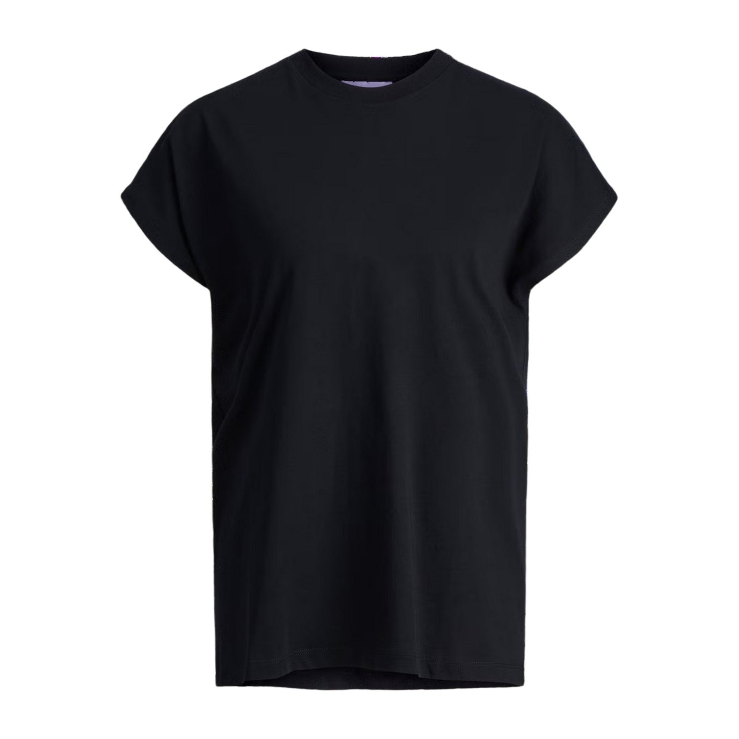 Black - Front - JJXX Womens-Ladies Plain Boxy Sleeveless T-Shirt