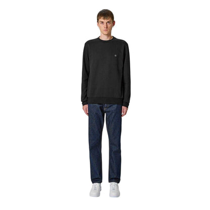 Black - Lifestyle - Boss Mens Patch Crew Neck Sweatshirt