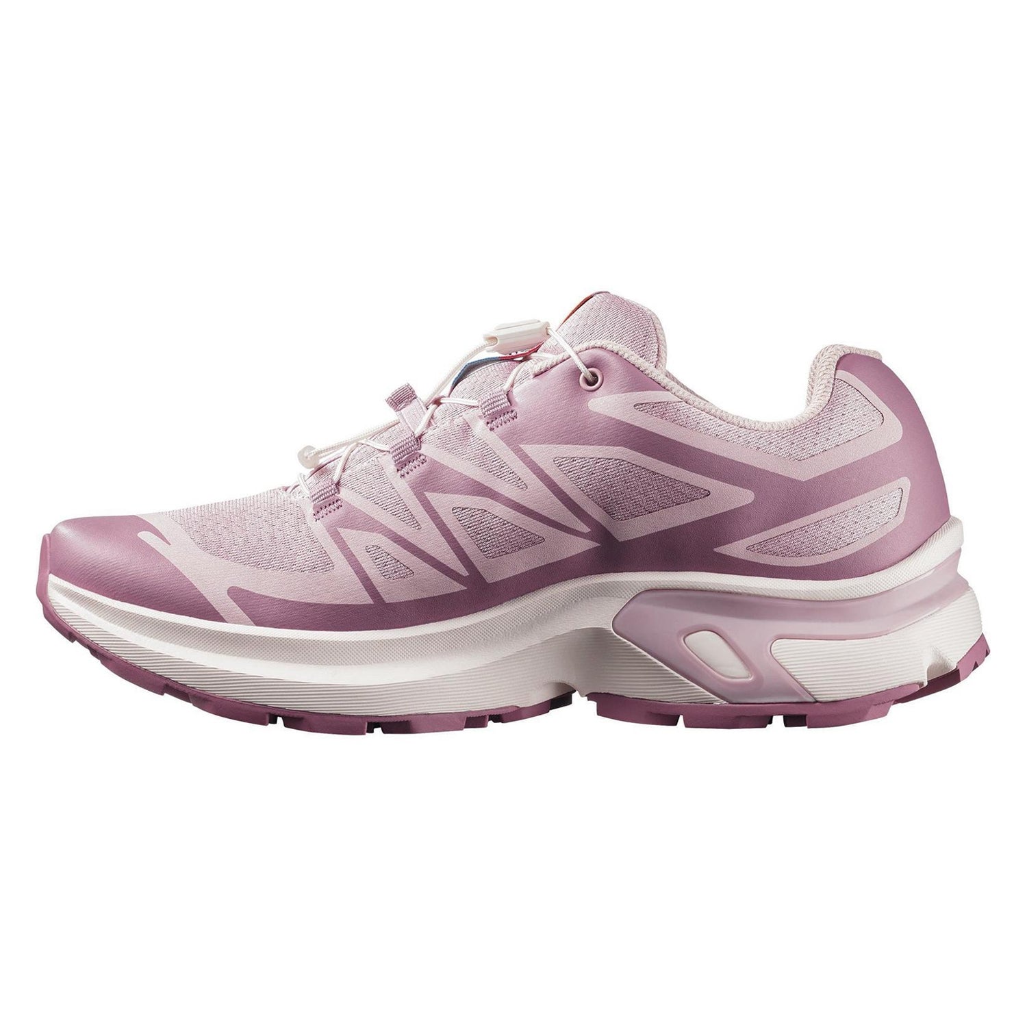 Dawn Pink - Back - Salomon Womens-Ladies EVR Low Cut Trainers