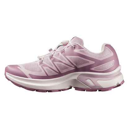Dawn Pink - Back - Salomon Womens-Ladies EVR Low Cut Trainers