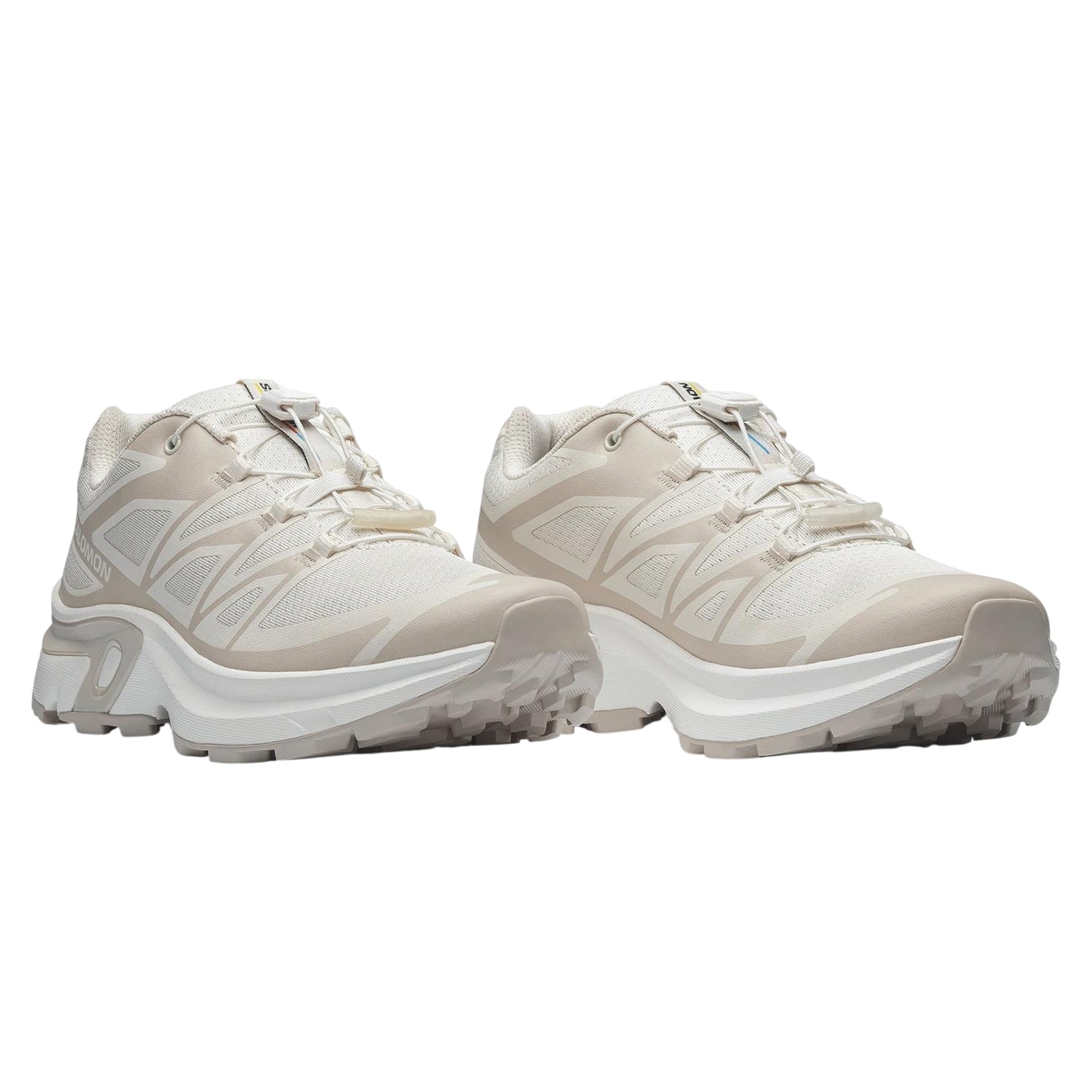 Vanilla-Rainy Day - Front - Salomon Womens-Ladies EVR Low Cut Trainers