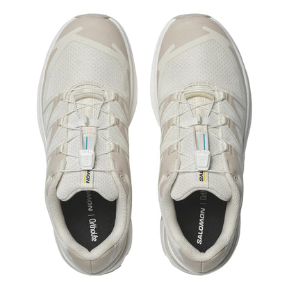 Vanilla-Rainy Day - Side - Salomon Womens-Ladies EVR Low Cut Trainers