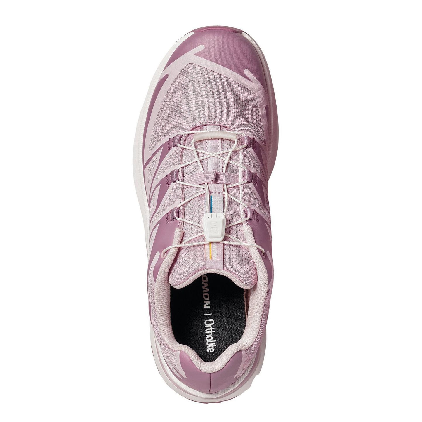 Dawn Pink - Side - Salomon Womens-Ladies EVR Low Cut Trainers