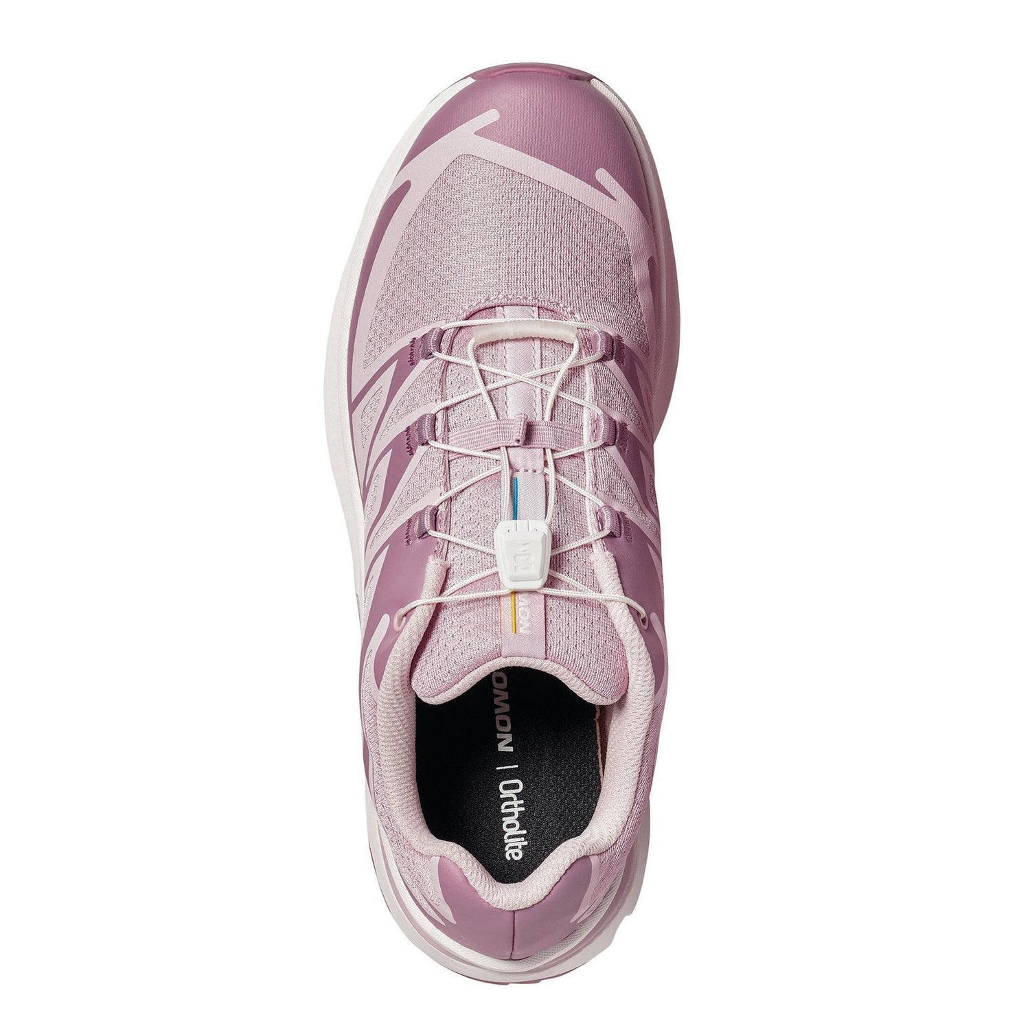Dawn Pink - Side - Salomon Womens-Ladies EVR Low Cut Trainers