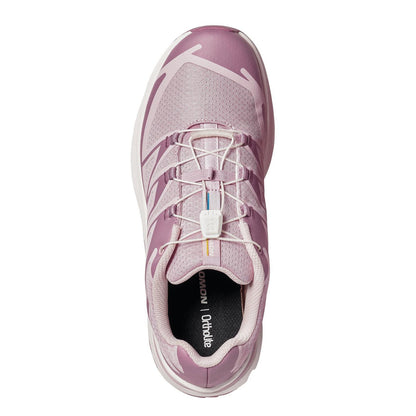 Dawn Pink - Side - Salomon Womens-Ladies EVR Low Cut Trainers