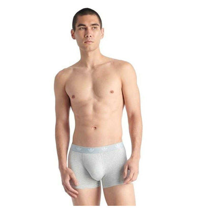 White-Grey-Black - Side - Adidas Mens Originals Boxer Briefs (Pack of 3)