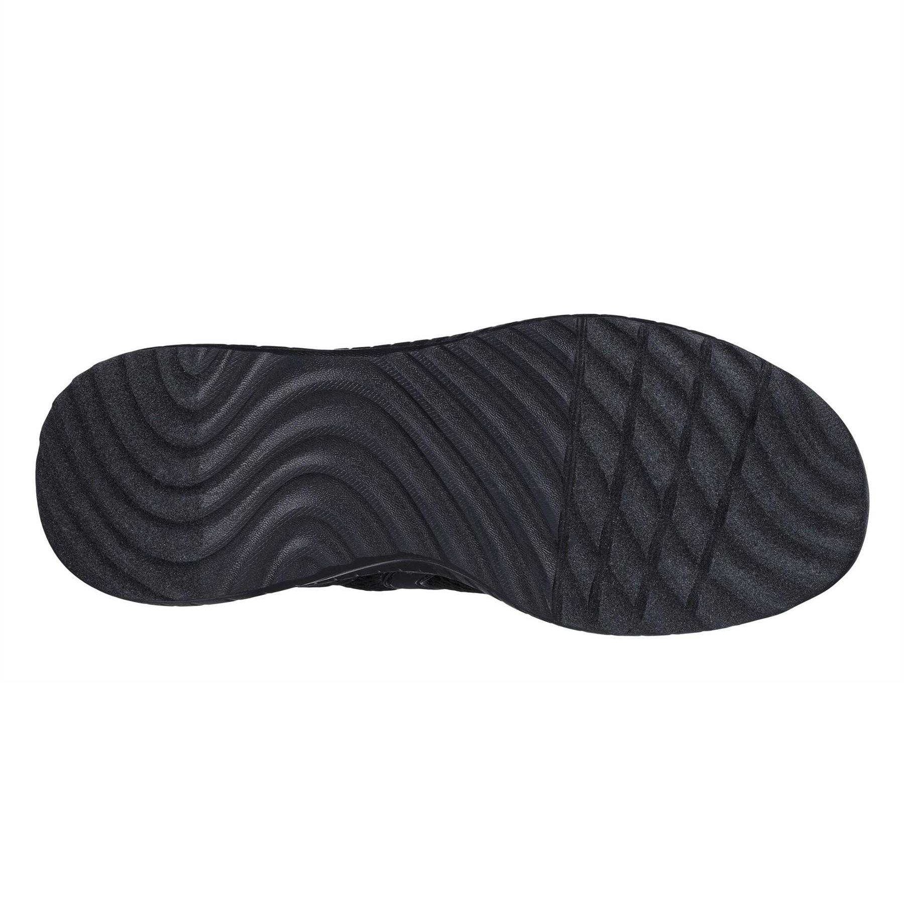 Black - Pack Shot - Skechers Womens-Ladies Bobs Squad Chaos Trainers