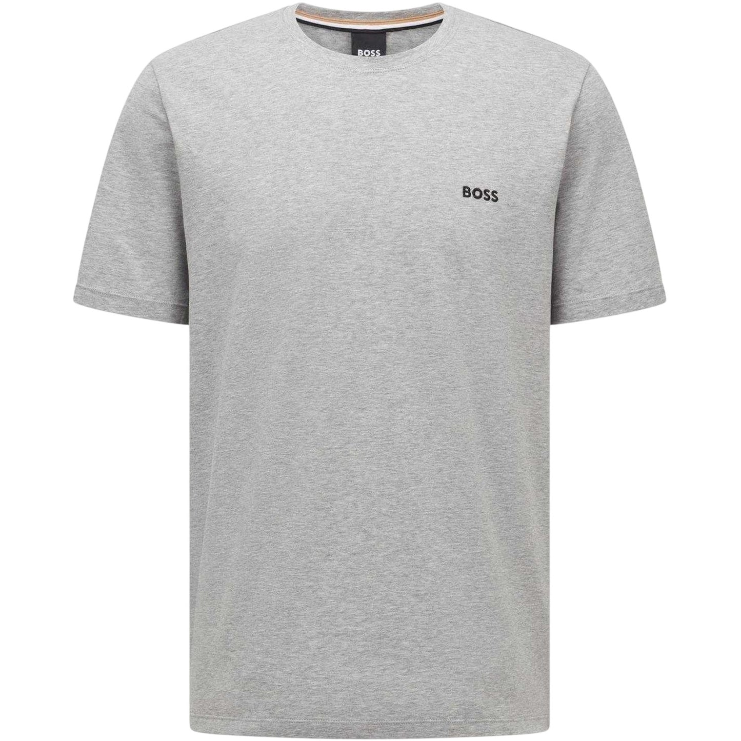 Medium Grey - Front - Boss Mens Mixmatch Crew Neck Short-Sleeved T-Shirt