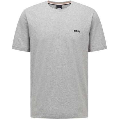 Medium Grey - Front - Boss Mens Mixmatch Crew Neck Short-Sleeved T-Shirt