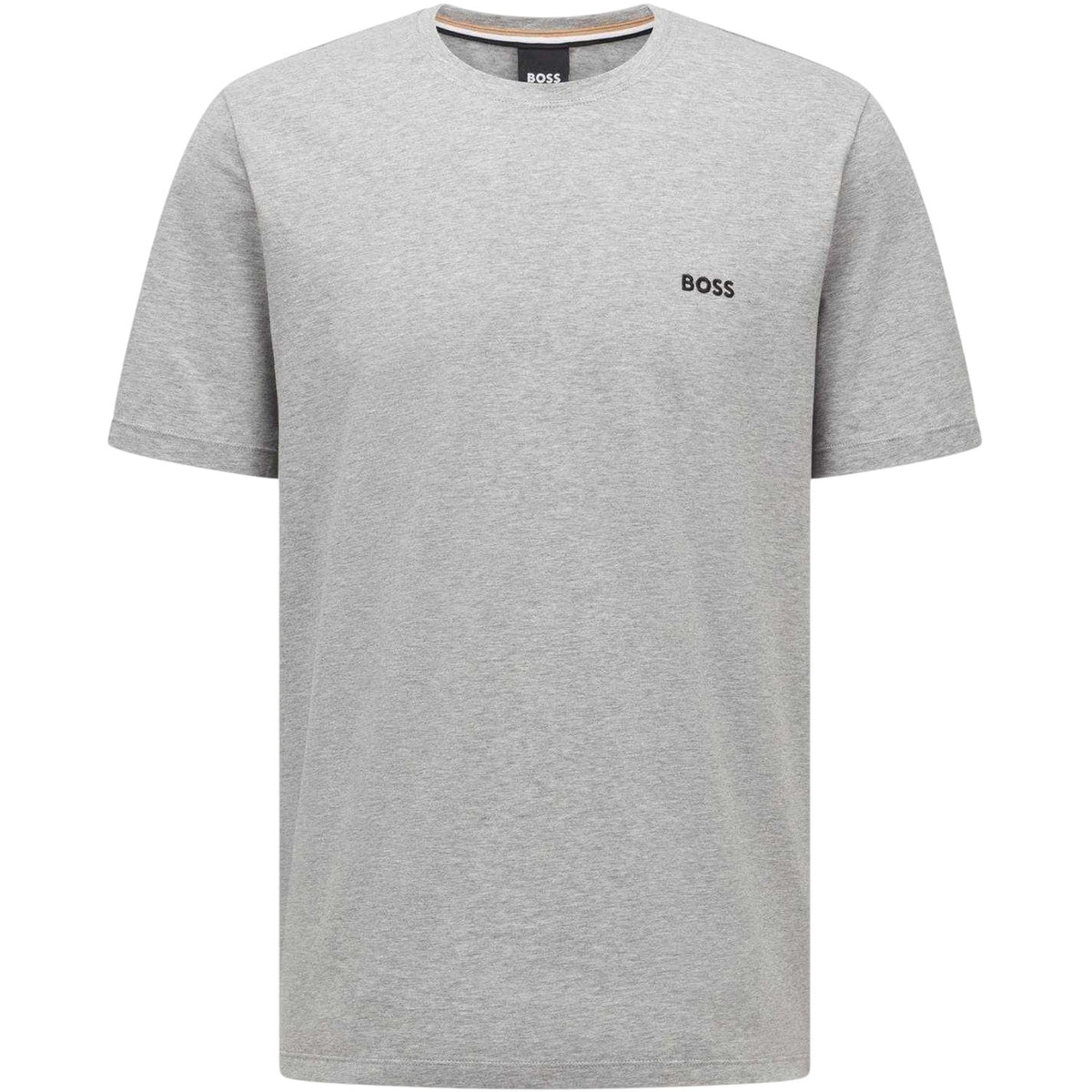 Medium Grey - Front - Boss Mens Mixmatch Crew Neck Short-Sleeved T-Shirt