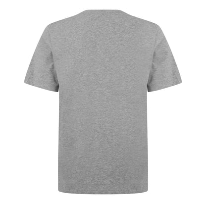 Medium Grey - Back - Boss Mens Mixmatch Crew Neck Short-Sleeved T-Shirt