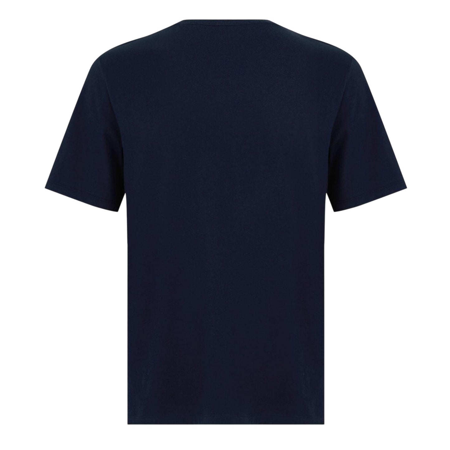 Navy - Back - Boss Mens Mixmatch Crew Neck Short-Sleeved T-Shirt