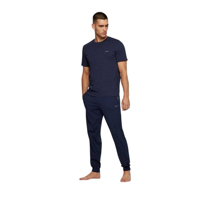 Navy - Lifestyle - Boss Mens Mixmatch Crew Neck Short-Sleeved T-Shirt