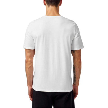 White - Back - Boss Mens Mixmatch Crew Neck Short-Sleeved T-Shirt