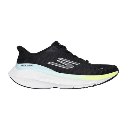Black-Sun - Side - Skechers Womens-Ladies Aero Pulse Slip-In Running Trainers