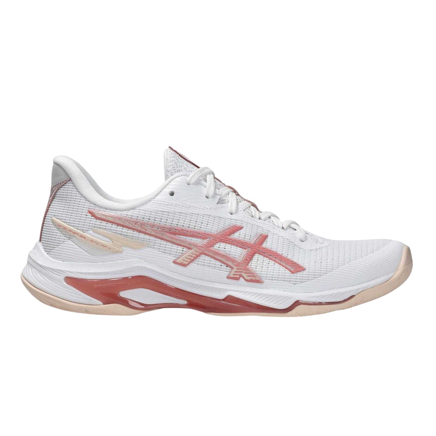 White-Rose - Lifestyle - Asics Womens-Ladies Netburner Ballistic Shoes