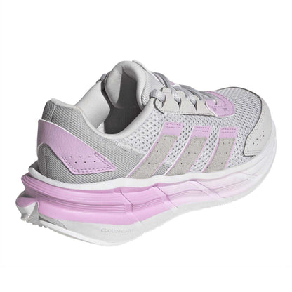 Grey-Lilac - Back - Adidas Girls Astrastar Cloudfoam Trainers
